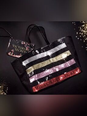 Victoria’s Secret Bling Sequins Show Stopper Tote Bag